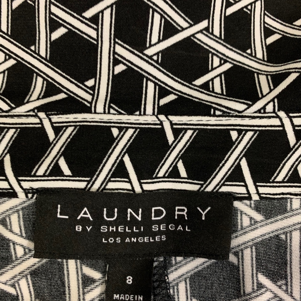 LAUNDRY BY SHELLI SEGAL 3/4 SLEEVE PRINT DRESS - Picture 7 of 8